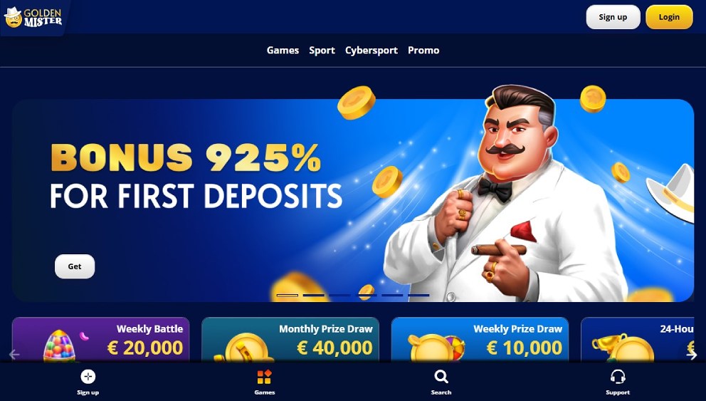 Golden Mister layout