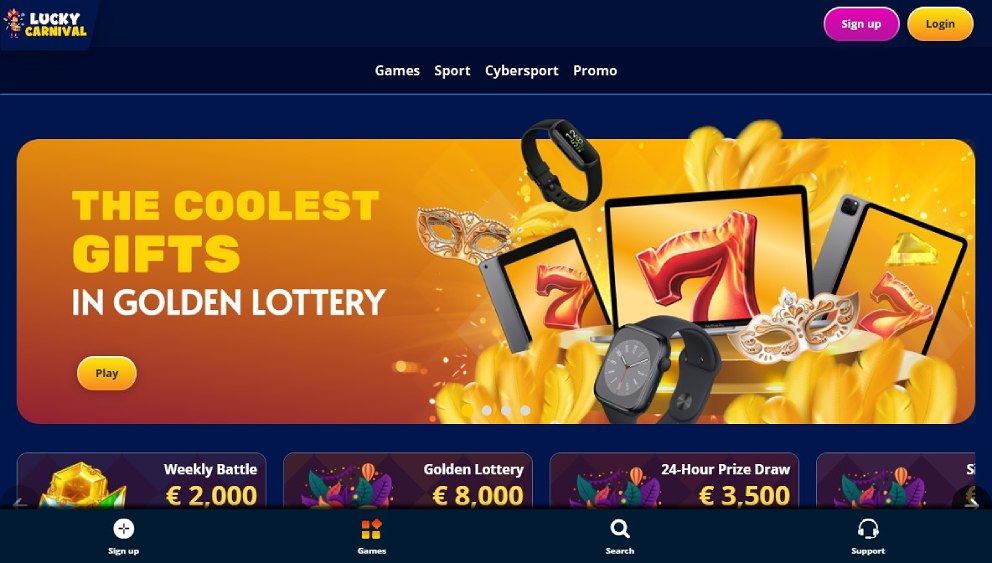 Lucky Carnival layout